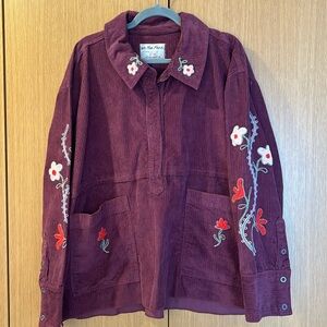 Free People Corduroy Shirt